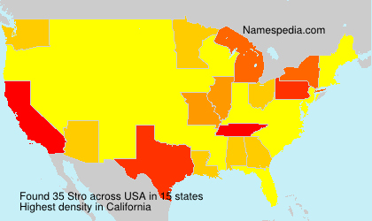 Surname Stro in USA Surname Stro in USA