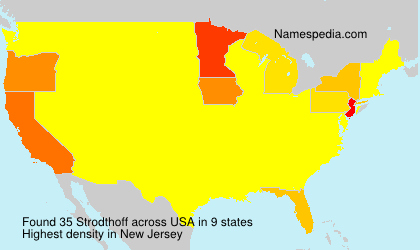 Surname Strodthoff in USA Surname Strodthoff in USA
