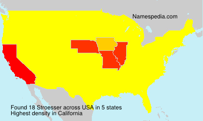 Surname Stroesser in USA Surname Stroesser in USA