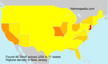 Surname Stroff in USA Surname Stroff in USA