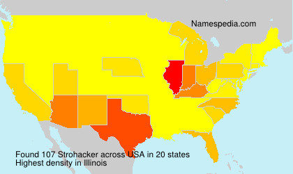 Surname Strohacker in USA