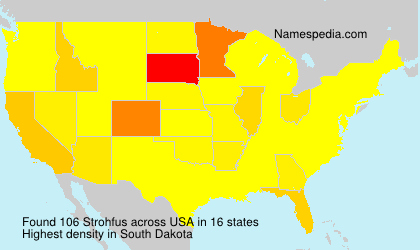 Surname Strohfus in USA Surname Strohfus in USA