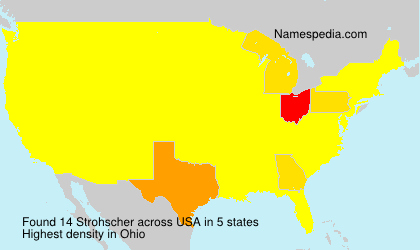 Surname Strohscher in USA Surname Strohscher in USA