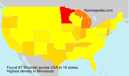 Surname Stroinski in USA Surname Stroinski in USA