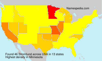 Surname Stromlund in USA Surname Stromlund in USA