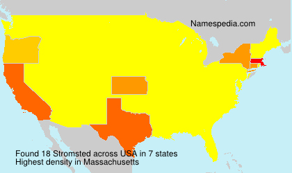 Surname Stromsted in USA Surname Stromsted in USA