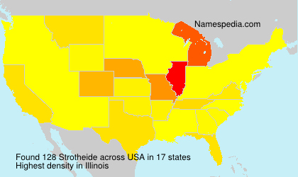 Surname Strotheide in USA Surname Strotheide in USA