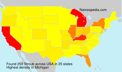 Surname Stroub in USA Surname Stroub in USA
