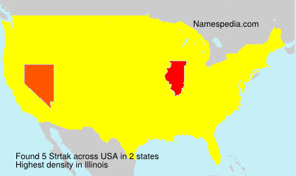 Surname Strtak in USA Surname Strtak in USA
