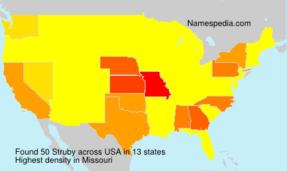 Surname Struby in USA Surname Struby in USA