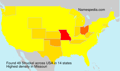 Surname Struckel in USA Surname Struckel in USA
