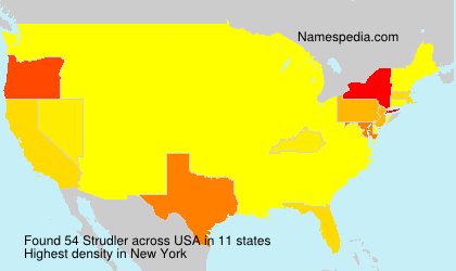 Surname Strudler in USA Surname Strudler in USA