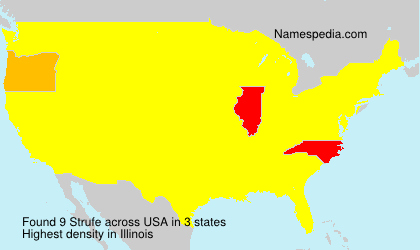Surname Strufe in USA Surname Strufe in USA