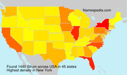 Surname Strum in USA Surname Strum in USA