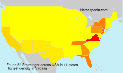 Surname Struminger in USA Surname Struminger in USA