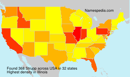Surname Strupp in USA Surname Strupp in USA
