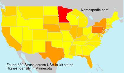 Surname Struss in USA Surname Struss in USA