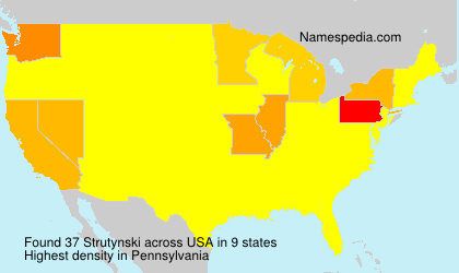 Surname Strutynski in USA Surname Strutynski in USA