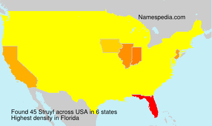 Surname Struyf in USA Surname Struyf in USA