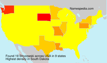 Surname Stryzewski in USA Surname Stryzewski in USA
