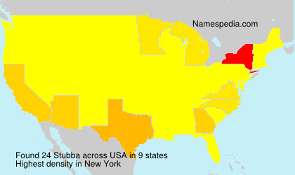 Surname Stubba in USA Surname Stubba in USA