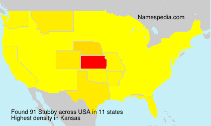 Surname Stubby in USA Surname Stubby in USA
