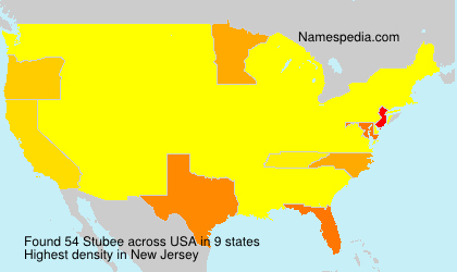 Surname Stubee in USA Surname Stubee in USA