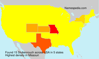 Surname Stubenrouch in USA Surname Stubenrouch in USA