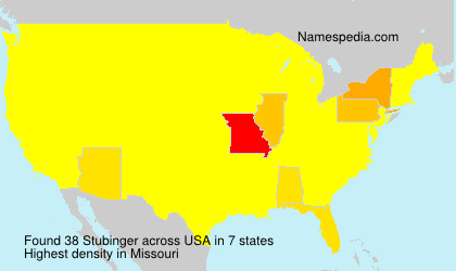 Surname Stubinger in USA Surname Stubinger in USA