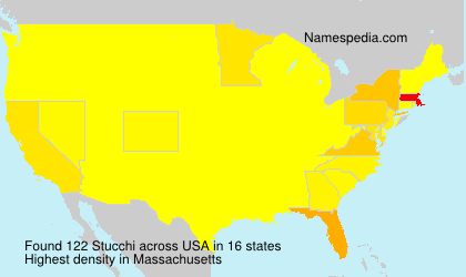 Surname Stucchi in USA Surname Stucchi in USA