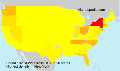 Surname Studd in USA Surname Studd in USA
