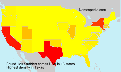 Surname Studdert in USA Surname Studdert in USA