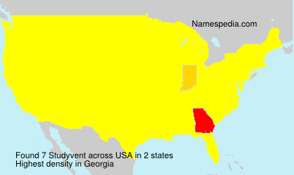 Surname Studyvent in USA Surname Studyvent in USA