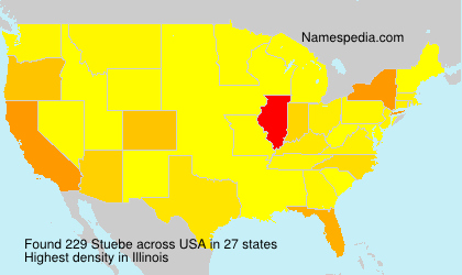 Surname Stuebe in USA Surname Stuebe in USA
