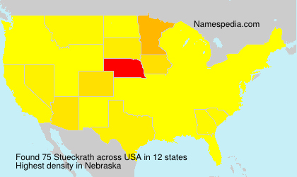 Surname Stueckrath in USA Surname Stueckrath in USA