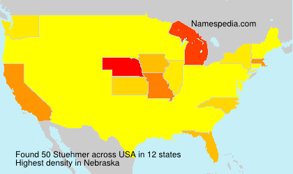 Surname Stuehmer in USA Surname Stuehmer in USA