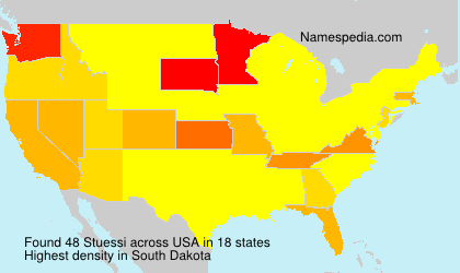 Surname Stuessi in USA Surname Stuessi in USA