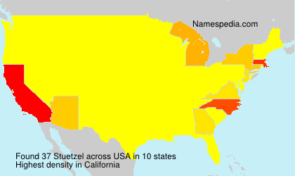 Surname Stuetzel in USA