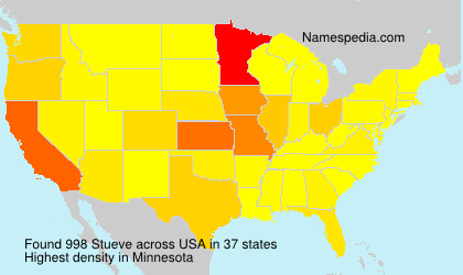 Surname Stueve in USA Surname Stueve in USA