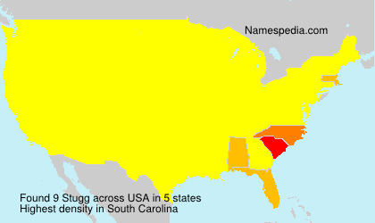 Surname Stugg in USA Surname Stugg in USA