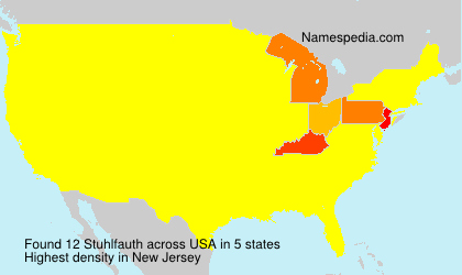Surname Stuhlfauth in USA Surname Stuhlfauth in USA