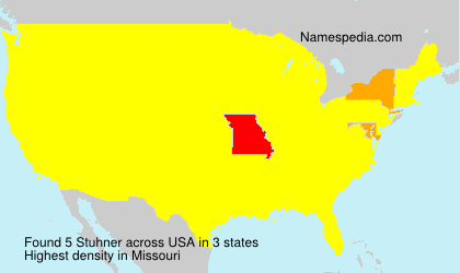 Surname Stuhner in USA Surname Stuhner in USA