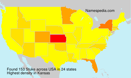 Surname Stuke in USA