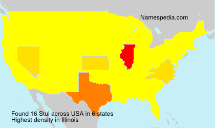 Surname Stul in USA Surname Stul in USA