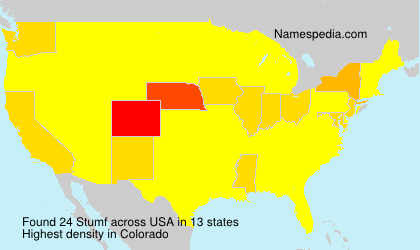 Surname Stumf in USA Surname Stumf in USA