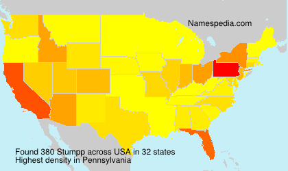 Surname Stumpp in USA Surname Stumpp in USA
