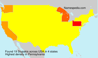 Surname Stupakis in USA Surname Stupakis in USA