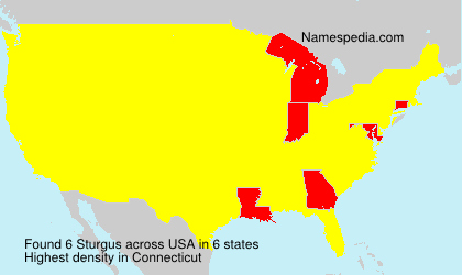 Surname Sturgus in USA Surname Sturgus in USA