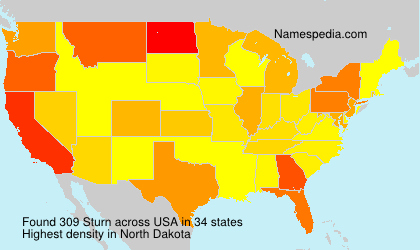 Surname Sturn in USA Surname Sturn in USA