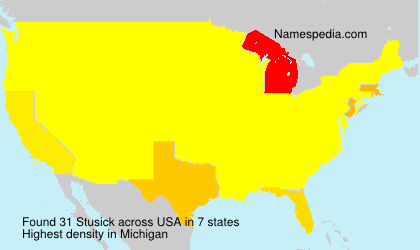 Surname Stusick in USA Surname Stusick in USA